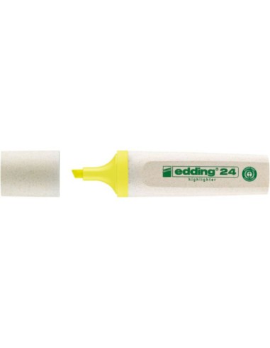 MARCADOR FLUORESCENTE ECOLINE 24 COLOR AMARILLO EDDING 24-005