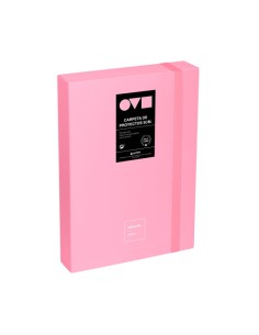 CAJA DE PROYECTOS 5CM EN POLYFOAM UNEQUAL MINIMAL ROSA GRAFOPLAS 91271253