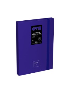CAJA DE PROYECTOS 3CM EN POLYFOAM UNEQUAL MINIMAL AZUL GRAFOPLAS 91271030