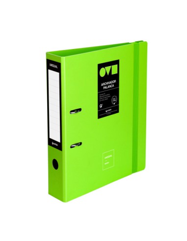 ARCHIVADOR A4 65MM EN POLYFOAM UNEQUAL MINIMAL VERDE GRAFOPLAS 17262821