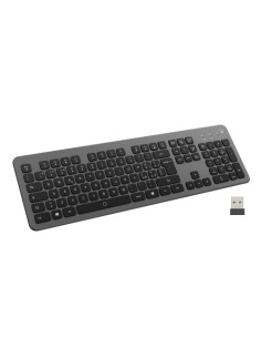 EWENT TECLADO SLIM MULTICONEXION BT Y WIFI, RETROILUMINADO