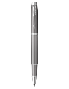 BOLIGRAFO ROLLER ACABADO GRIS PUNTA FINA + ESTUCHE REGALO PARKER 2203897