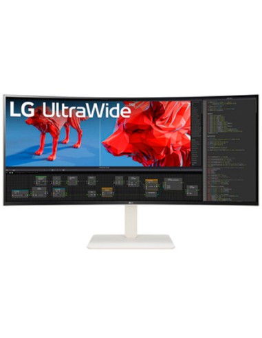 MONITOR LG, 38 PULGADAS, 38BR85QC-W, 96,5 CM, 3840 X 1600 PIXELES, ULTRAWIDE QUAD HD+, LCD, 1 MS, BLANCO