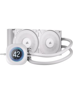 Corsair Nautilus 240 RS LCD Procesador Sistema de refrigeración líquida todo en uno 12 cm Blanco 1 pieza(s)