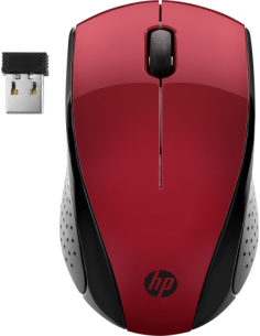 HP Ratón inalámbrico 220 (Rojo Ocaso)