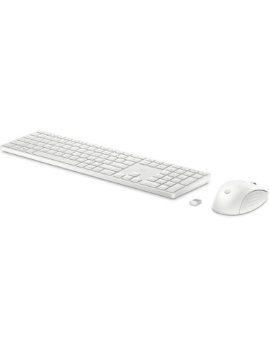HP Combo de teclado y ratón inalámbricos 650, blanco