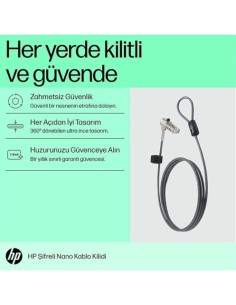 HP Bloqueo de cable con combinación Nano