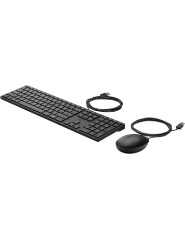 HP Teclado y ratón con cables Desktop 320MK