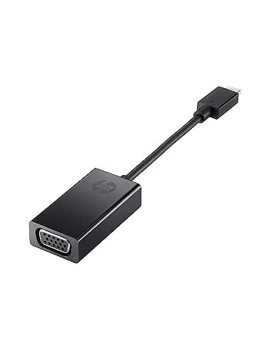 HP USB-C to VGA Adapter Adaptador gráfico USB Negro
