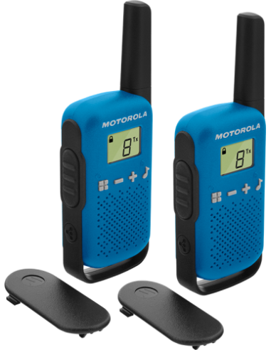 PACK 2 WALKIE TALKIE T42 BLUE MOTOROLA 59T42BLUEPACK