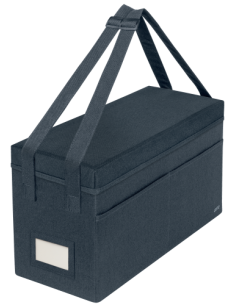 BOLSA DE TRABAJO PARA HOT DESKING DE TELA CON TAPA, COLOR GRIS LEITZ 67230089