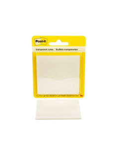 PACK 36 HOJAS DE NOTAS TRANSPARENTES 600 TRSPT 73X73MM. POST
