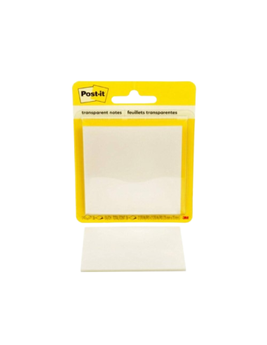 PACK 36 HOJAS DE NOTAS TRANSPARENTES 600 TRSPT 73X73MM. POST