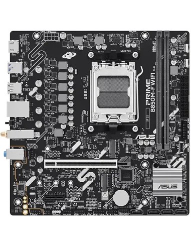 PLACA ASUS PRIME B850M-F WIFI,AMD,AM5,B850,2DDR5,128GB,1HDMI,4SATA3+2M.2,GBLAN+WIFI6+BT5.3,5USB3.2,MATX
