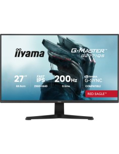 MONITOR IIYAMA 27 PULGADAS RESOLUCION QHD (2560X1440), PANEL IPS, 1 MS (MPRT), 200 HZ, BRILLO 400, CONTRASTE 1000:1, HDMI, DISPL