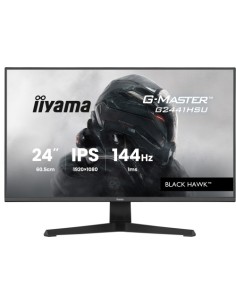 MONITOR IIYAMA 24 PULGADAS RESOLUCION FULL HD (1920X1080), PANEL IPS, 1 MS (MPRT), 75 HZ, BRILLO 250, CONTRASTE 1000:1, HDMI, DI