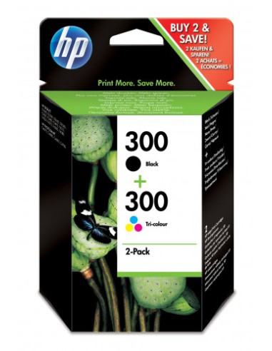 CARTUCHO HP 3002-PACK BLACK/TRI-COLOR (CN637EE)