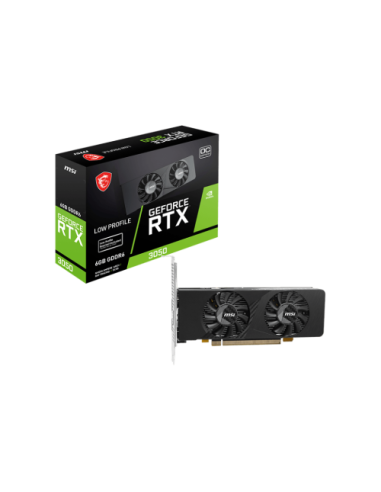 MSI GEFORCE RTX 3050 LP E 6G OC tarjeta gráfica NVIDIA 6 GB GDDR6