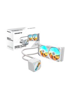 GIGABYTE GAMING 240 ICE Refrigeración Líquida para CPU - 2x120mm Ventiladores ARGB, mecanismo de enclavamiento deslizante, DAISY