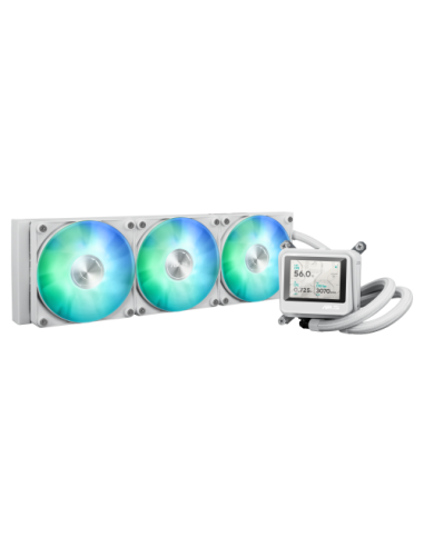 SISTEMA DE REFRIGERACION LIQUIDA ASUS PARA CPU MAX GAMING LC 360 ARGB LCD WHITE (WHITE BOX)