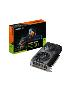 GIGABYTE GeForce RTX 5060 WINDFORCE MAX OC 8G Tarjeta Gráfica – 8 GB GDDR7, 128 bits, PCI-E 5.0, 2512 MHz Frecuencia del núcleo,