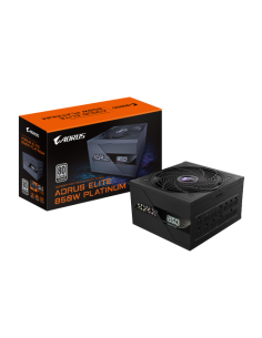 GIGABYTE AORUS ELITE P850W Fuente de Alimentación - PCIe 5.0, 80 PLUS Platinum, Diseño completamente modular, Ventilador de 120 