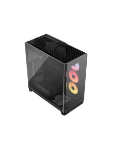 Corsair 4500X LX-R RGB Tempered Glass Mid-Tower, Black Midi Tower Negro