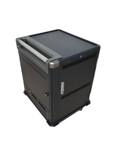 Ewent EW1703 carrito y armario de dispositivo portátil Carro de gestión y carga para dispositivos portátiles Negro, Gris
