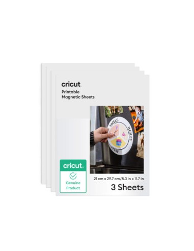 CRICUT PRINTABLE MAGNET SHEETS A4 (3) WHITE