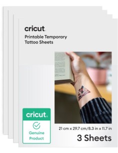 CRICUT PRINTABLE TATTOO PAPER A4 (3) TRANSPARENT
