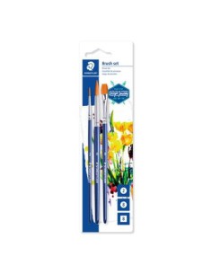 Staedtler 989-SBK3-3 pincel para bellas artes 3 pieza(s)