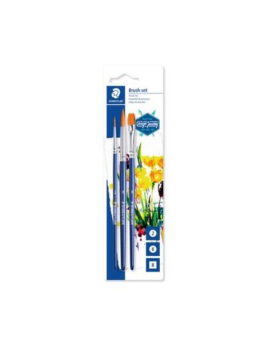 Staedtler 989-SBK3-3 pincel para bellas artes 3 pieza(s)