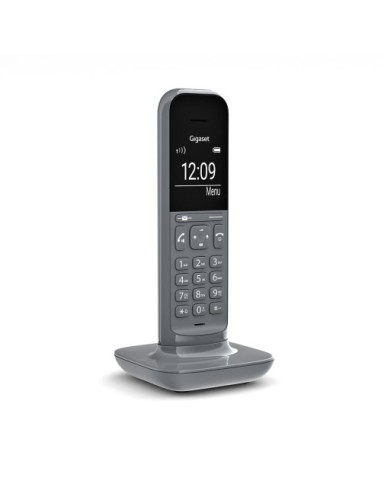 Gigaset CL390 Teléfono DECT/analógico Identificador de llamadas Gris