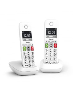 Gigaset E290 Duo Teléfono DECT/analógico Identificador de llamadas Blanco