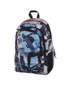 MOCHILA DOBLE UNKEEPER SKATE BOARDING 32,5 X 43 X 13,5 CM. UNKEEPER 80506625970