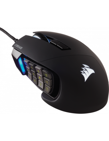 Corsair Scimitar RGB Elite ratón mano derecha USB tipo A Óptico 18000 DPI