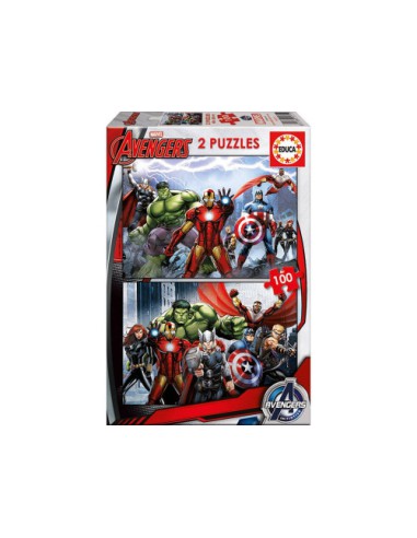 PUZZLE 2x100 AVENGERS DE 6-8 AÑOS EDUCA BORRAS 15771