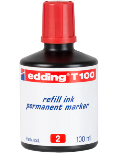 Edding T-100 cartucho de tinta 1 pieza(s) Original Rojo