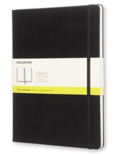 LIBRETA CLASICA TAPA DURA NEGRA XL (19X25CM) LISA MOLESKINE QP092