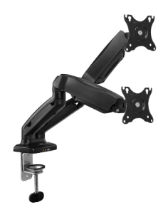 EWENT SOPORTE DE ESCRITORIO CON RESORTE DE GAS PARA 2 MONITORES HASTA 34” CARGA MÁXIMA 9KG. VESA