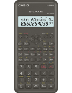 CALCULADORA CIENTIFICA DE 12 DÍGITOS CASIO FX-82MS-2-W-ET-B