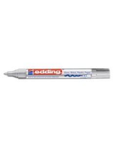 MARCADOR PERMANENTE 2-4MM 750 PLATA EDDING 750-54