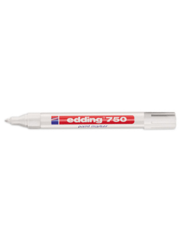 MARCADOR PERMANENTE 2-4MM 750 BLANCO EDDING 750-49