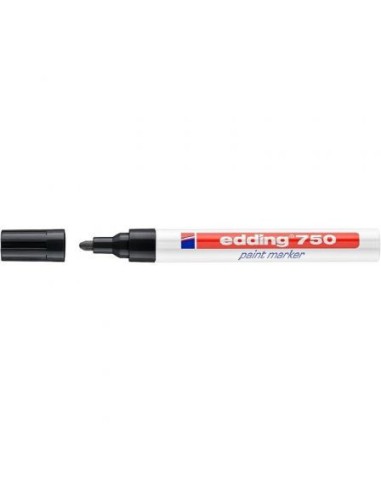 MARCADOR PERMANENTE 2-4MM 750 NEGRO EDDING 750-1