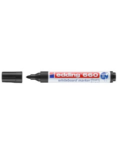 MARCADOR PIZARRA BLANCA 660 1,5-3MM NEGRO EDDING 660-01
