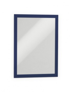 BLISTER 2 MARCO AUTOADHESIVO MAGNETICO DURAFRAME A4 AZUL DURABLE 4872-07