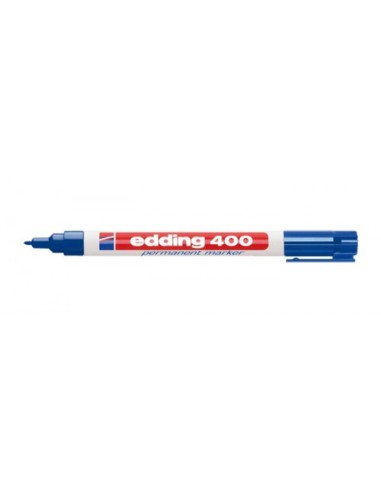 MARCADOR PERMANENTE BOLSILLO PUNTA REDONDA AZUL EDDING 400-03