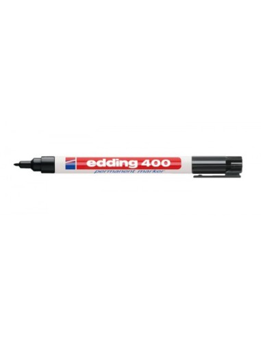 MARCADOR PERMANENTE BOLSILLO PUNTA REDONDA NEGRO EDDING 400-01