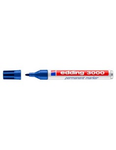 MARCADOR PERMANENTE PUNTA REDONDA 1.5-3MM 3000 AZUL EDDING 3000-03