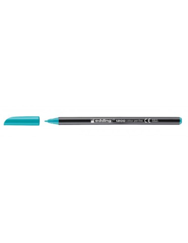 ROTULADOR PUNTA FINA 1200 AZUL TURQUESA EDDING 1200-14